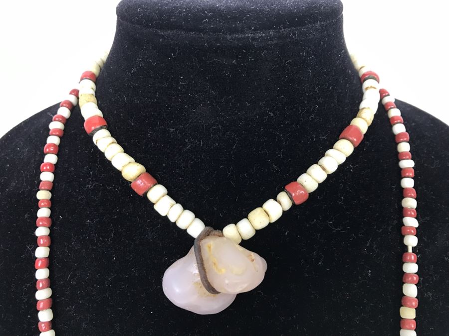 Pair Of Native American Bead Necklaces [Photo 6]