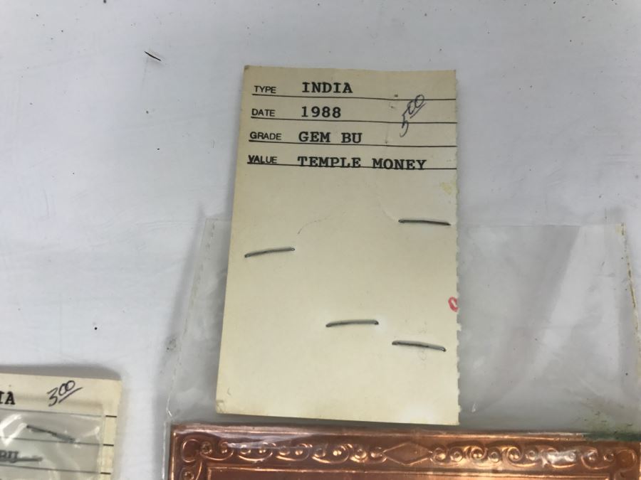 Collection Of Vintage 1988 Temple Money From India [Photo 5]