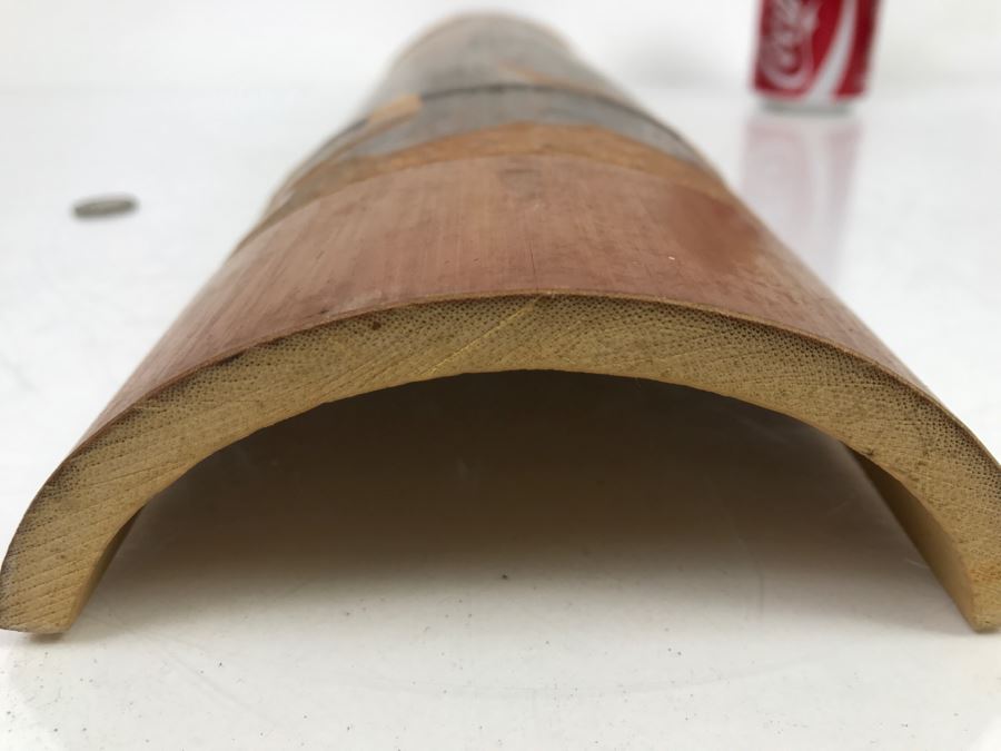 Signed Asian Bamboo Wood Carving Wall Hanging Artwork [Photo 20]