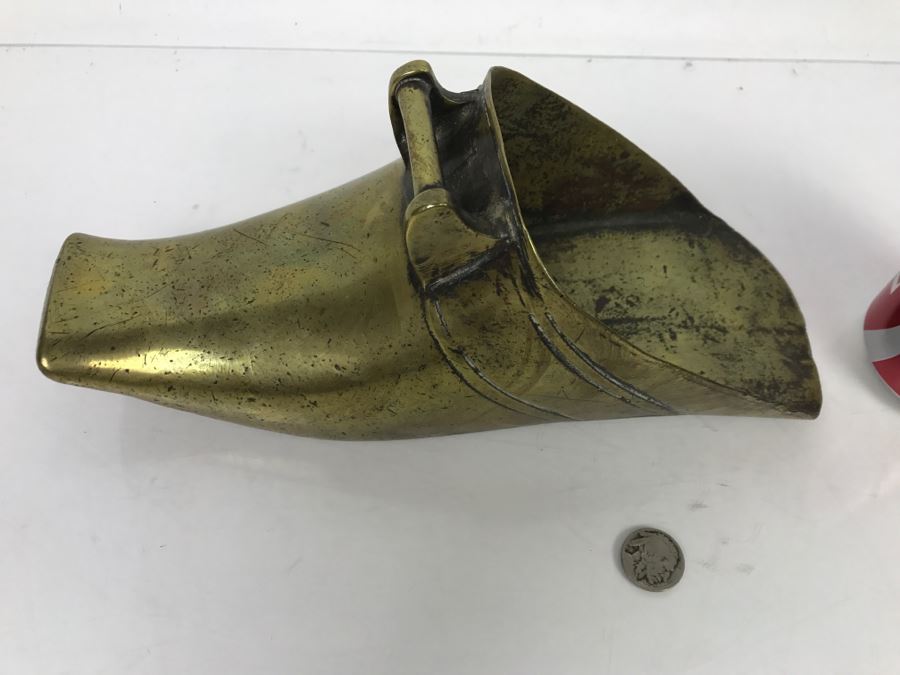 Antique Spanish Brass Horse Stirrup [Photo 7]
