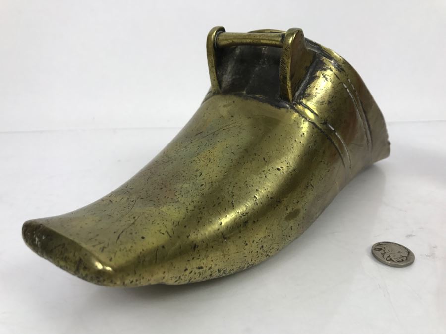 Antique Spanish Brass Horse Stirrup [Photo 8]