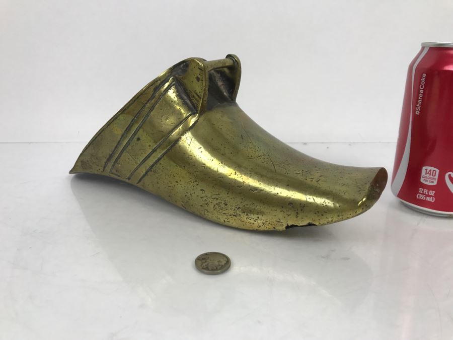 Antique Spanish Brass Horse Stirrup [Photo 1]