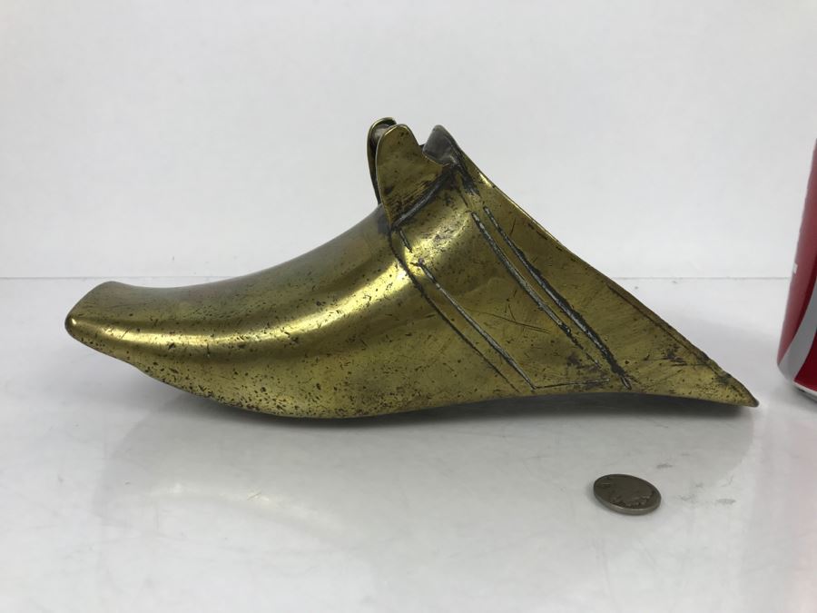 Antique Spanish Brass Horse Stirrup [Photo 6]