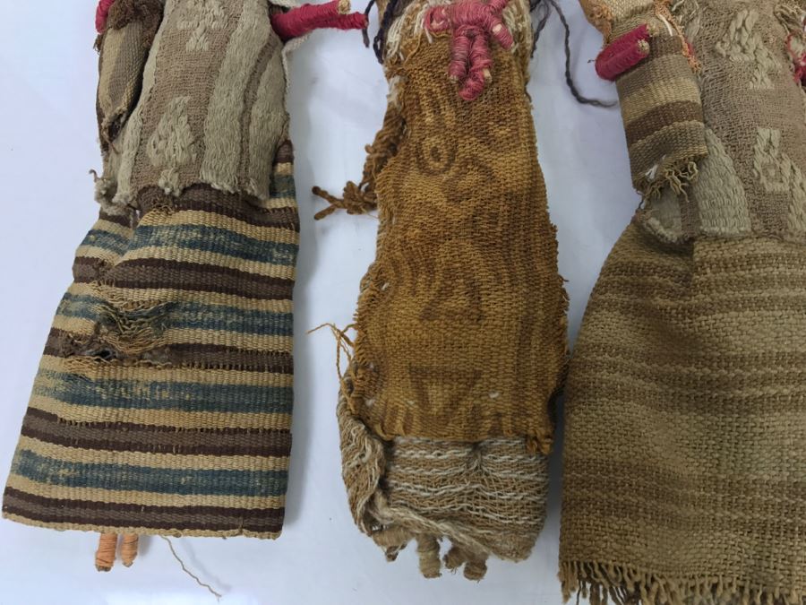 Collection Of (6) Vintage Hand Made Peruvian Folk Art Dolls [Photo 15]