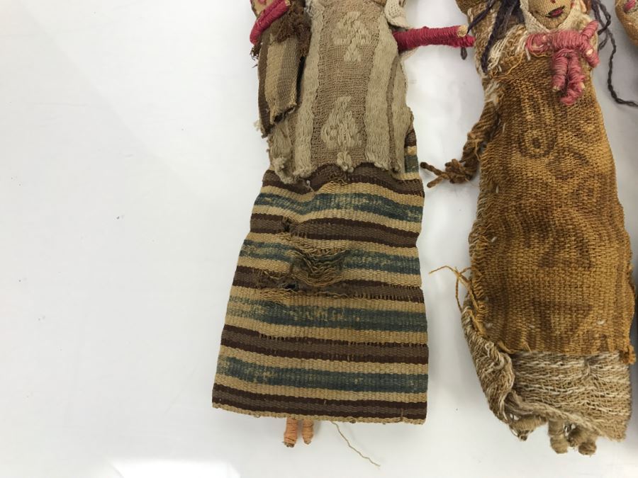 Collection Of (6) Vintage Hand Made Peruvian Folk Art Dolls [Photo 18]
