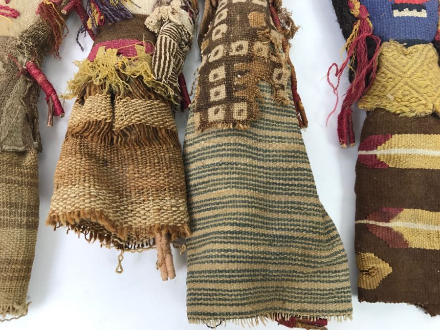 Collection Of (6) Vintage Hand Made Peruvian Folk Art Dolls [Photo 8]
