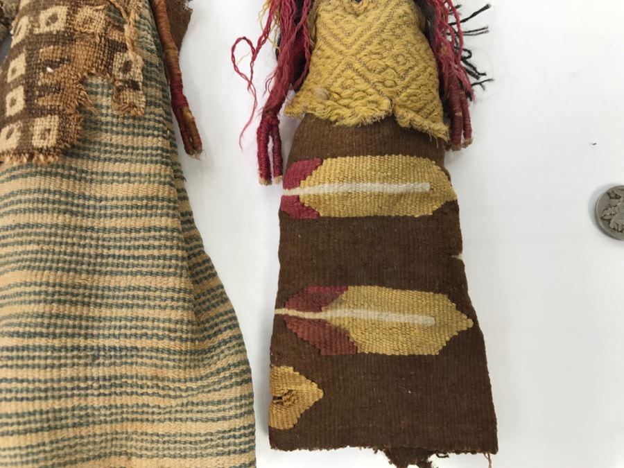 Collection Of (6) Vintage Hand Made Peruvian Folk Art Dolls [Photo 6]