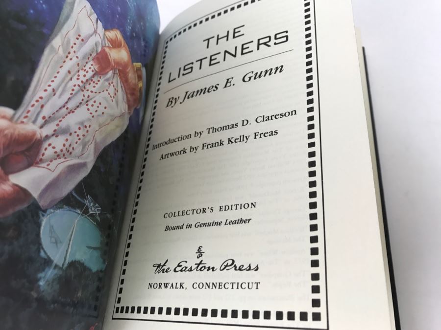 Easton Press Hardcover Book The Listeners By James E. Gunn [Photo 6]