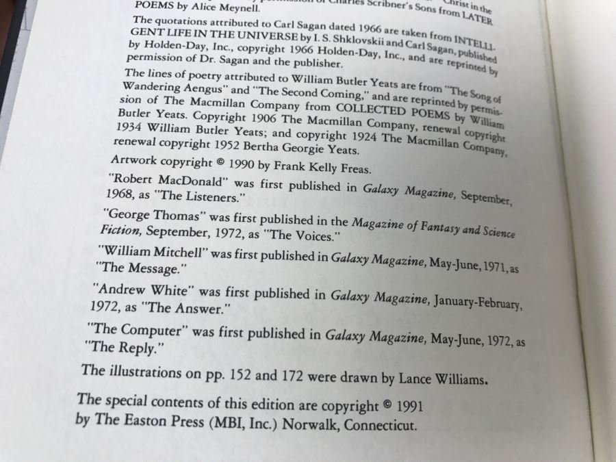 Easton Press Hardcover Book The Listeners By James E. Gunn [Photo 9]