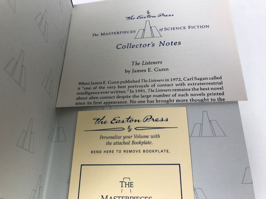 Easton Press Hardcover Book The Listeners By James E. Gunn [Photo 5]