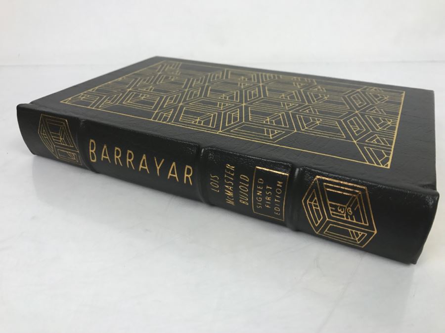 Signed First Edition Easton Press Hardcover Book Barrayar By Lois McMaster Bujold [Photo 3]