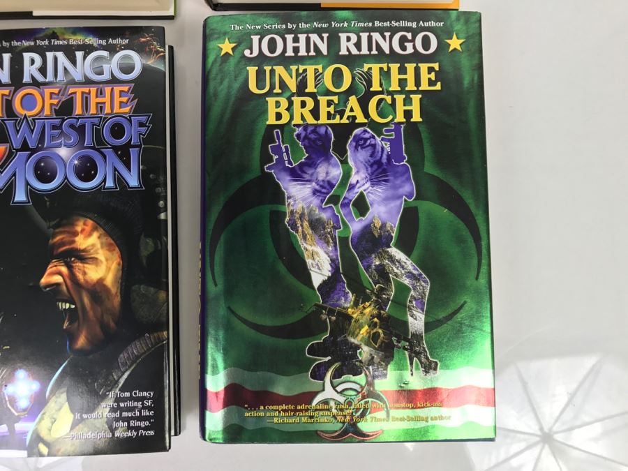 Set Of (4) Signed John Ringo Books [Photo 6]