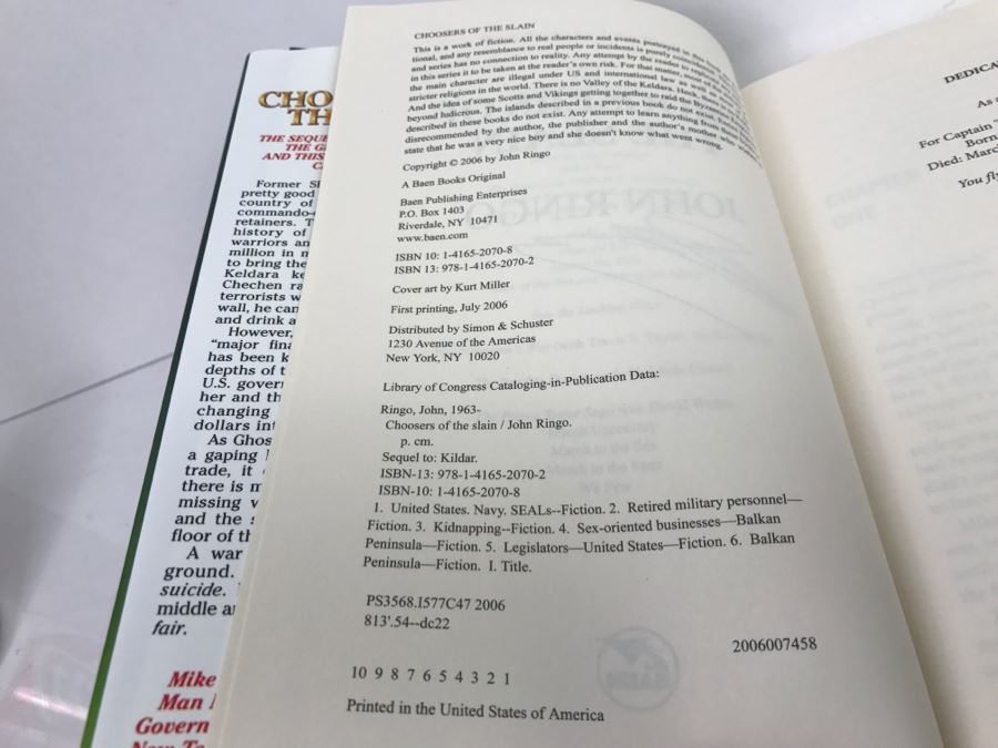 Set Of (4) Signed John Ringo Books [Photo 9]