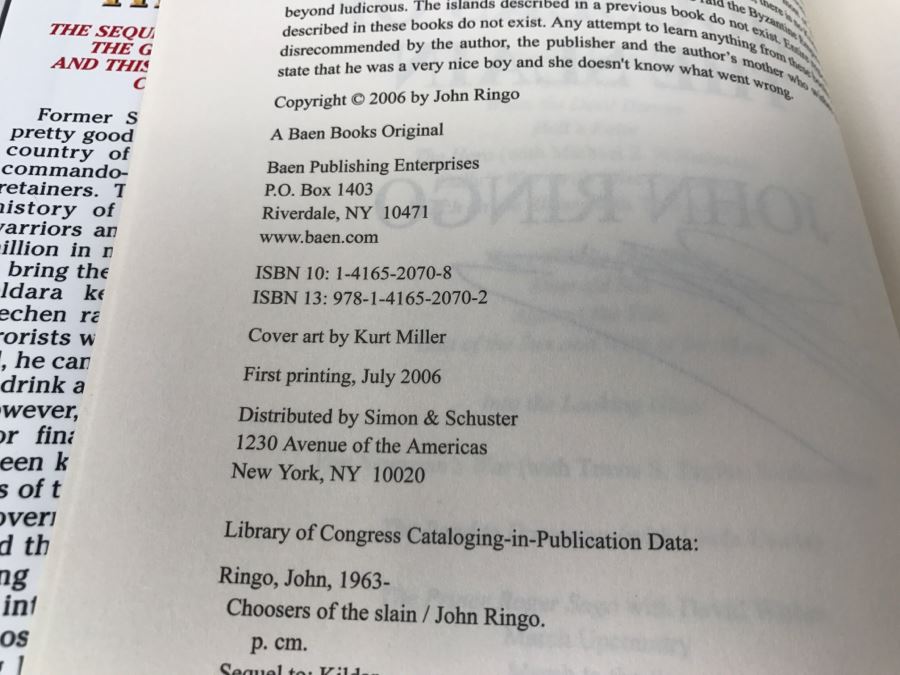 Set Of (4) Signed John Ringo Books [Photo 10]