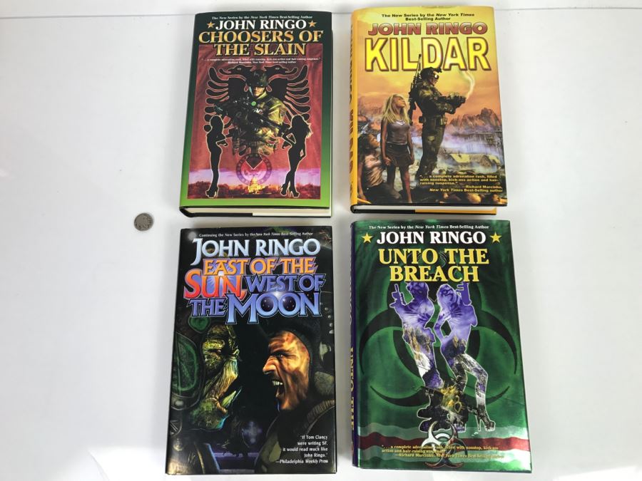 Set Of (4) Signed John Ringo Books [Photo 2]