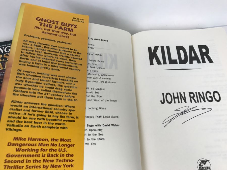Set Of (4) Signed John Ringo Books [Photo 11]