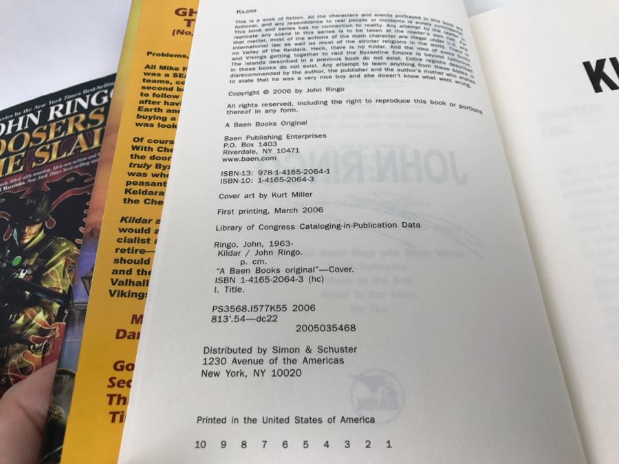 Set Of (4) Signed John Ringo Books [Photo 13]