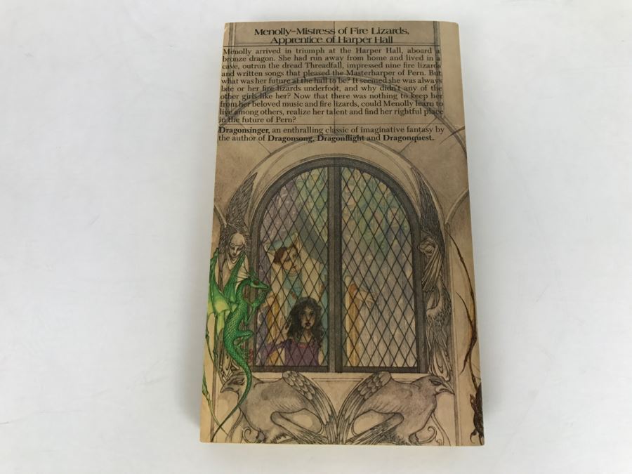 (3) Signed Anne McCaffrey Paperback Books: Dragondrums, Dragonsong And Dragonsinger [Photo 17]