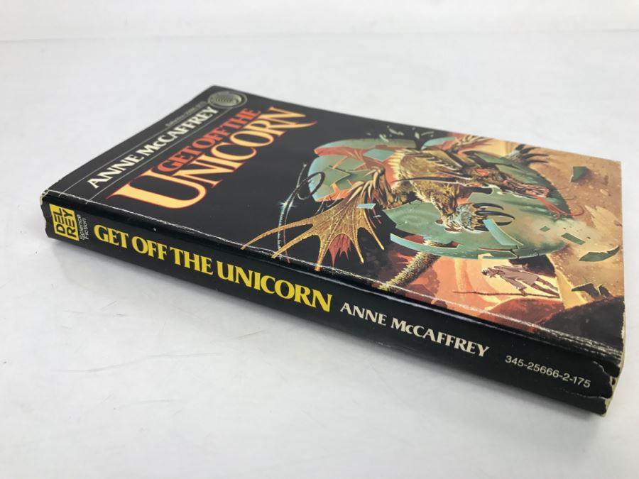 (3) Signed Anne McCaffrey Paperback Books: Get Off The Unicorn, To Ride Pegasus And Crystal Singer [Photo 6]