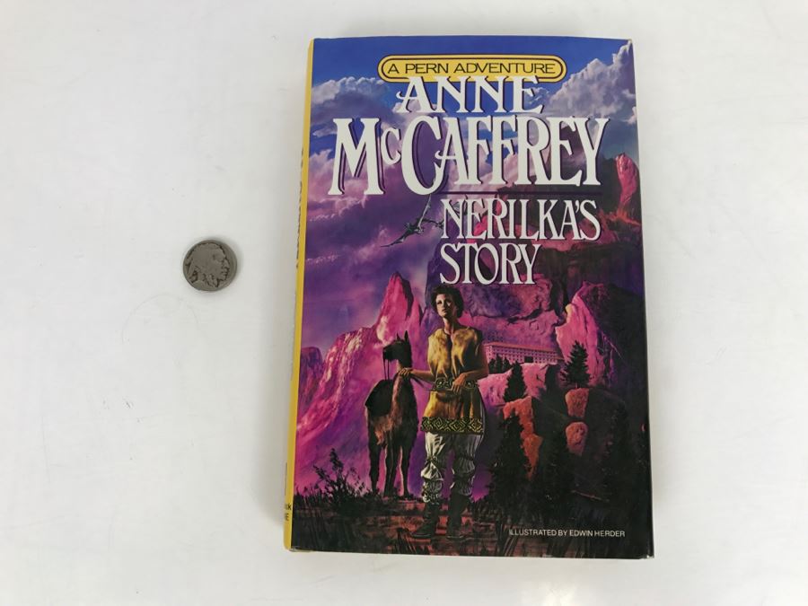 Signed First Edition Hardcover Book Nerilka’s Story By Anne McCaffrey [Photo 2]
