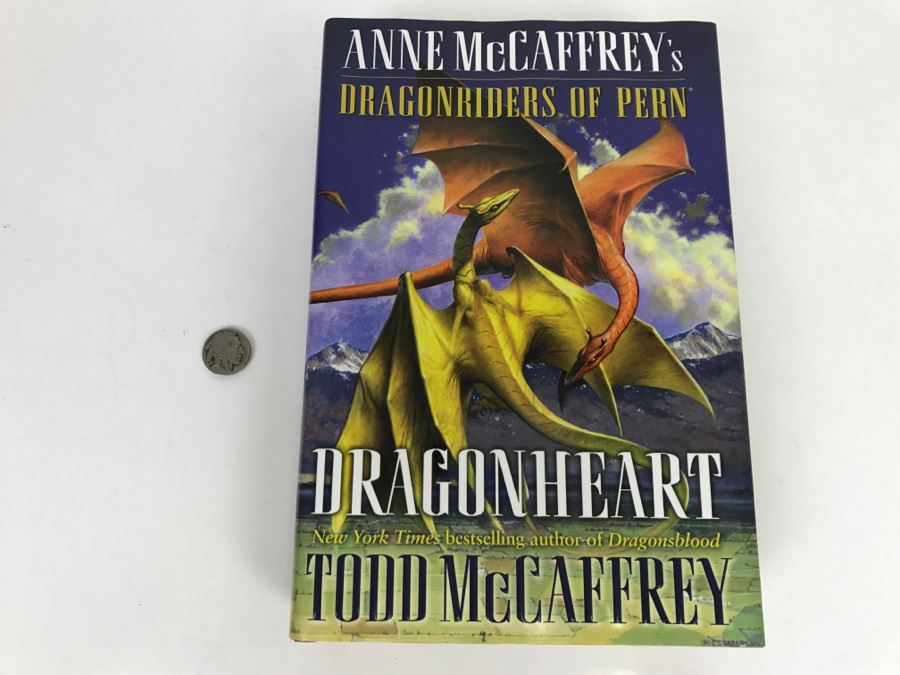 Signed First Edition Hardcover Book Dragonheart By Anne McCaffrey [Photo 2]