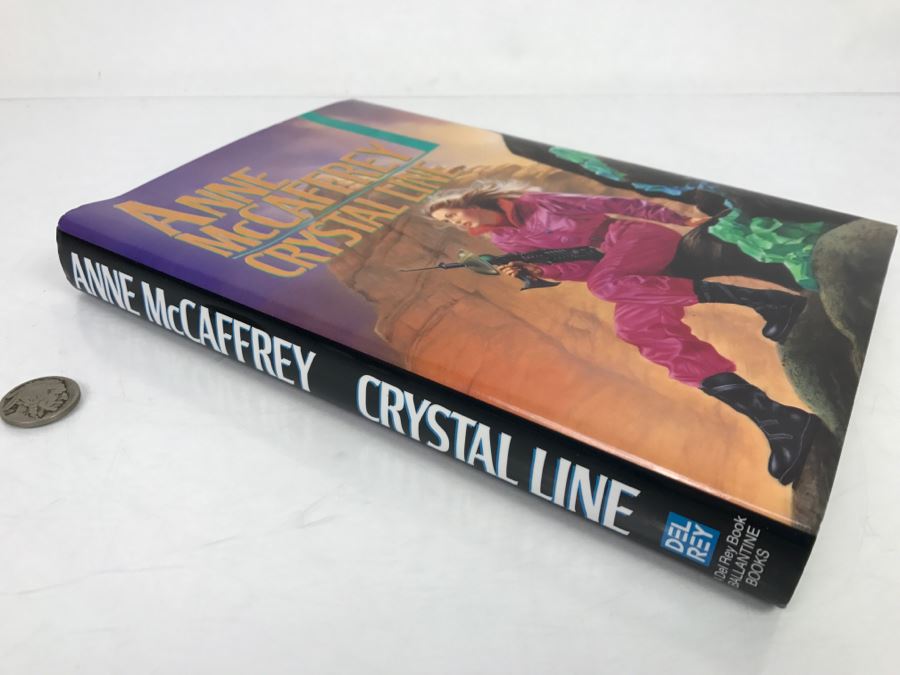 First Edition Hardcover Book Crystal Line By Anne McCaffrey [Photo 2]