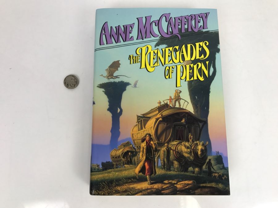 First Edition Signed Hardcover Book The Renegades Of Pern By Anne McCaffrey [Photo 2]
