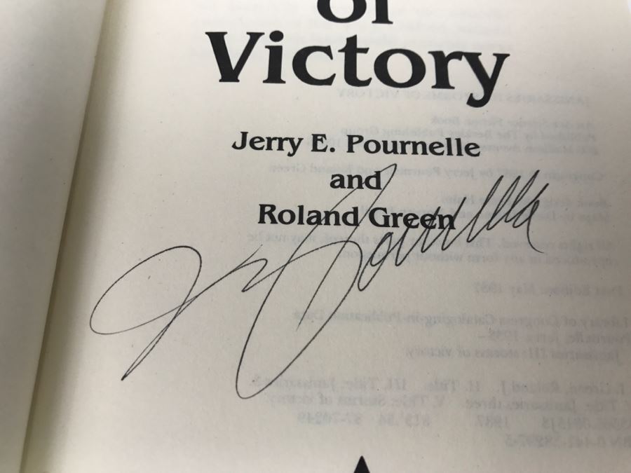 Signed First Edition Hardcover Book 'Janissaries III Storms Of Victory' By Jerry E. Pournelle And Roland Green Signed By Jerry [Photo 9]