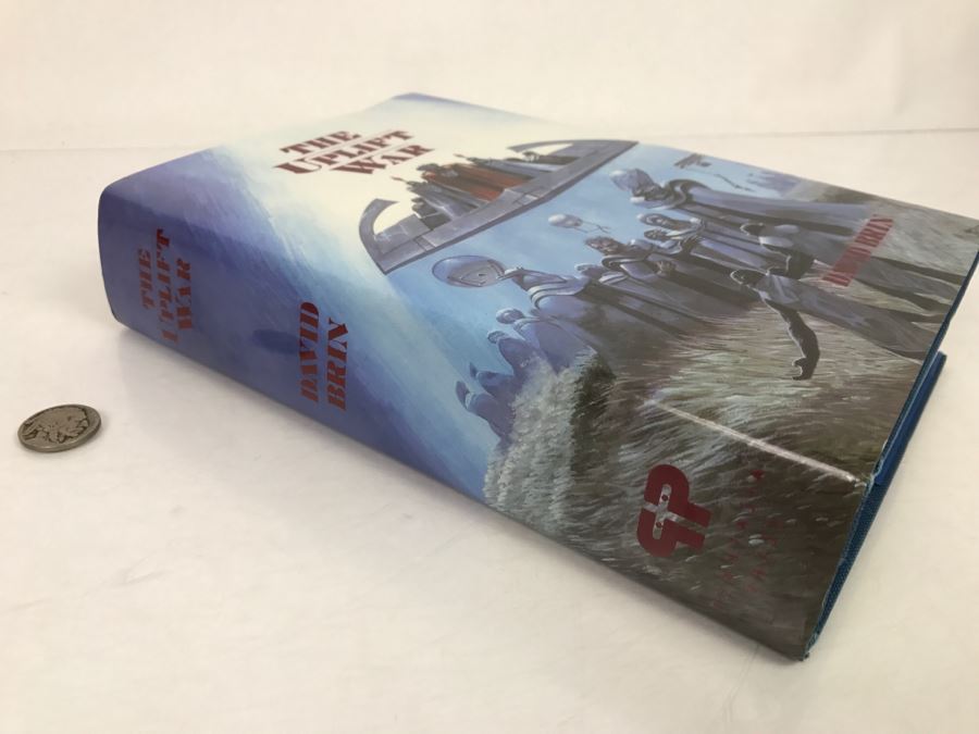 Signed First Edition Hardcover Book 'The Uplift War' By David Brin [Photo 3]