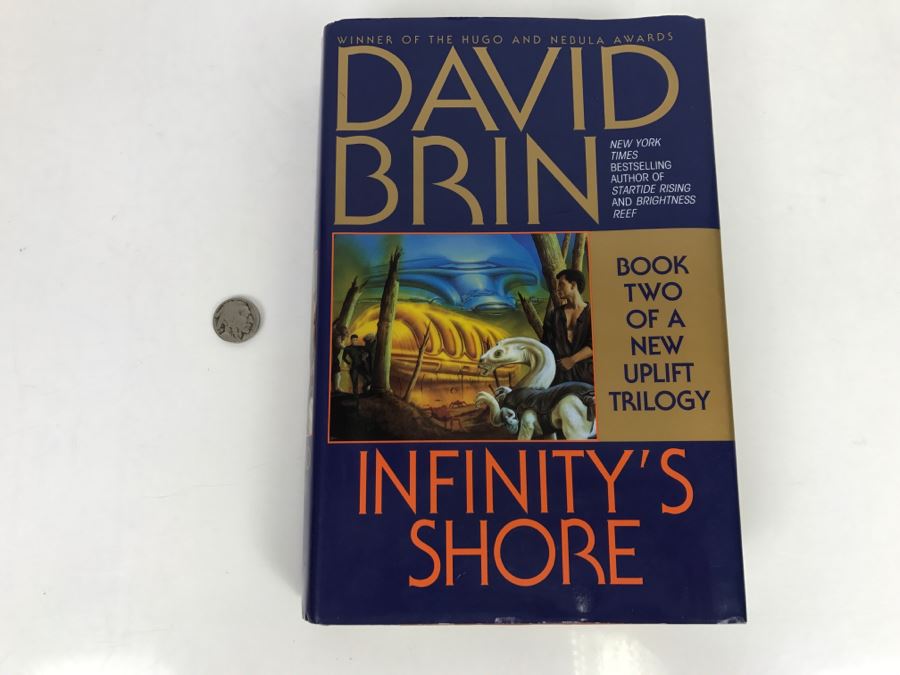 Signed First Edition Book 'Infinity's Shore' By David Brin [Photo 2]