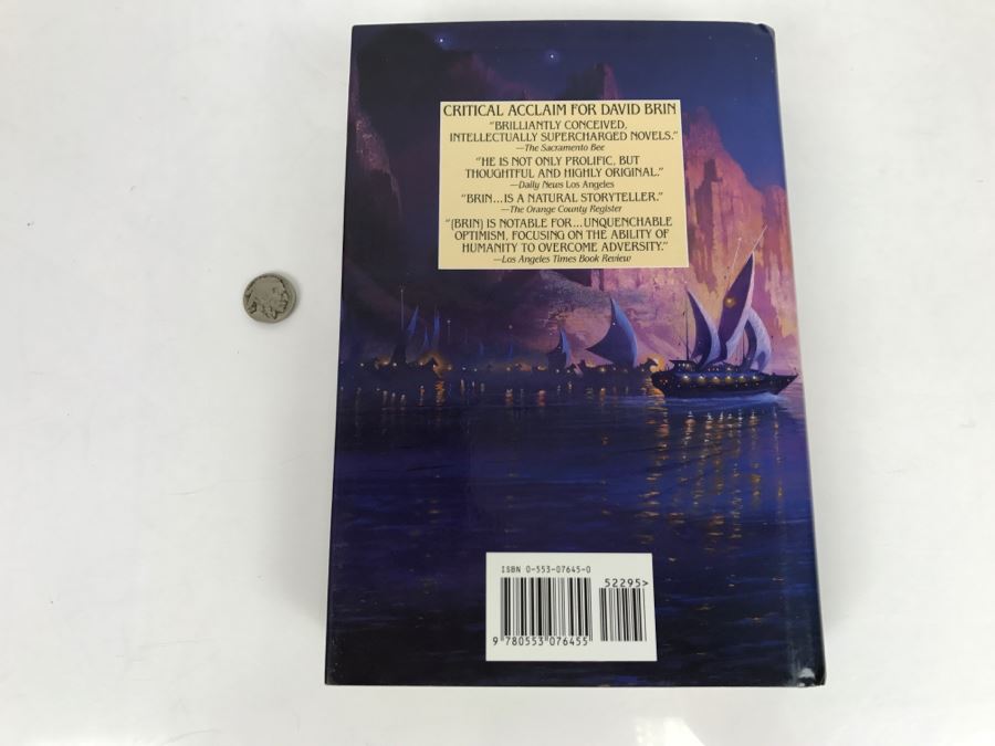 Signed First Edition Hardcover Book 'Glory Season' By David Brin [Photo 4]