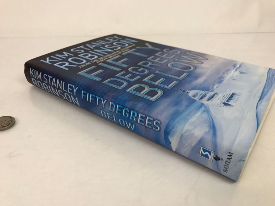 Signed First Edition Hardcover Book 'Fifty Degrees Below' By Kim Stanley Robinson [Photo 3]