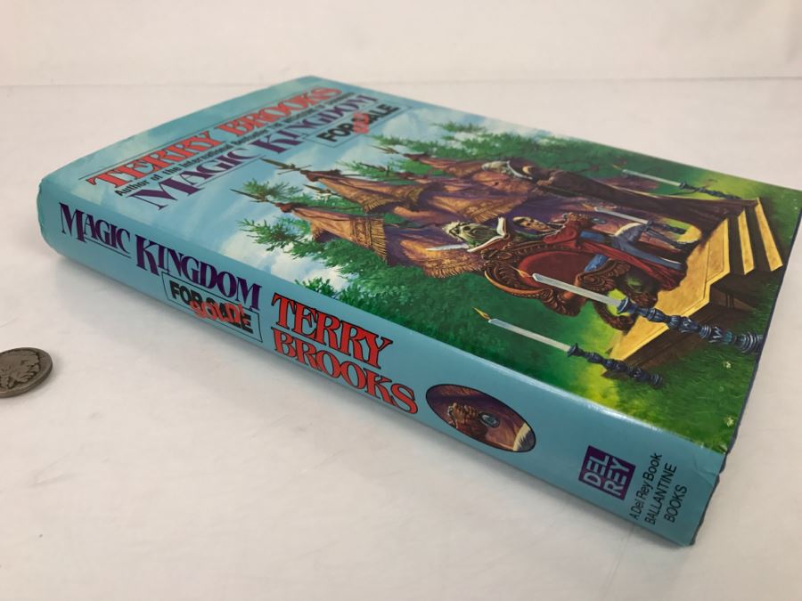 Signed First Edition Hardcover Book 'Magic Kingdom For Sale - Sold!' By Terry Brooks [Photo 3]