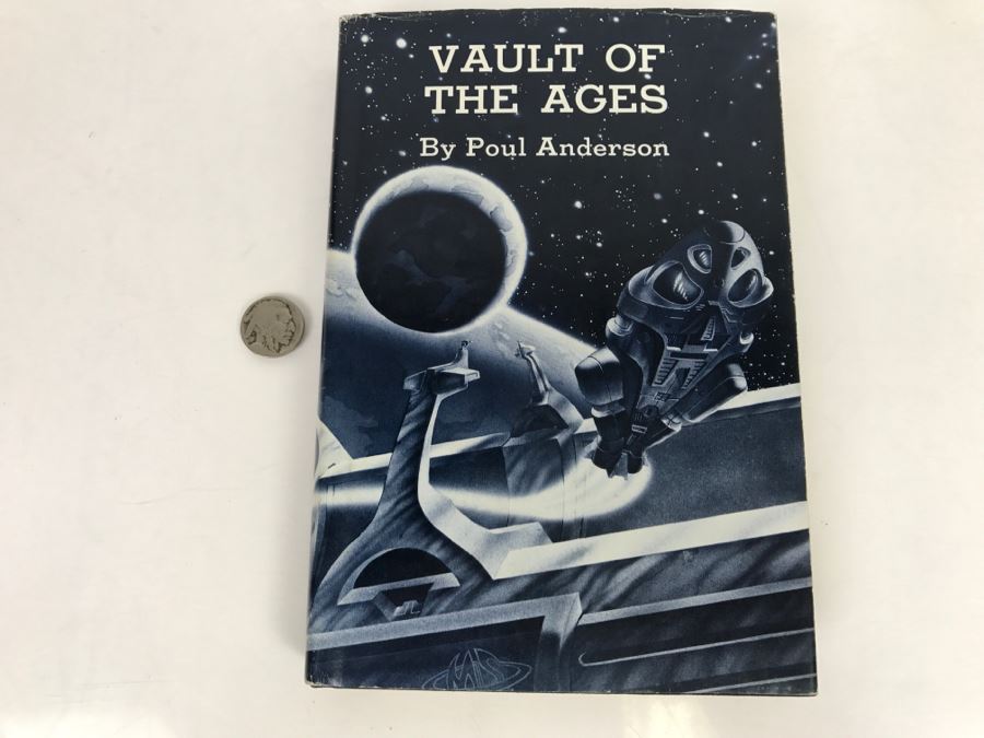 Signed 1979 First Printing Hardcover Book 'Vault Of The Ages' By Poul Anderson [Photo 2]