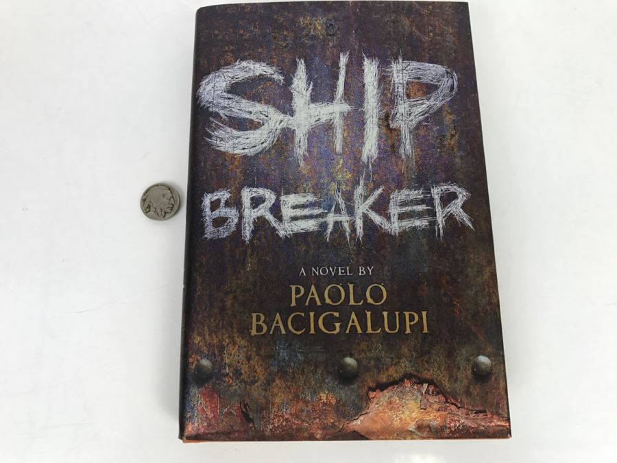 Signed First Edition Hardcover Book 'Ship Breaker' By Paolo Bacigalupi [Photo 2]