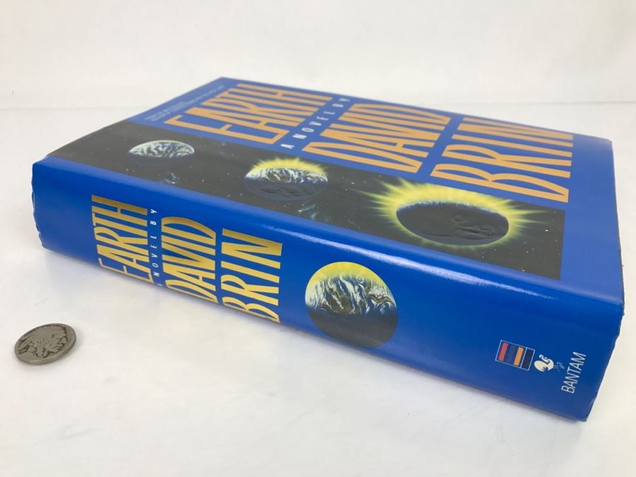 Signed First Edition Hardcover Book 'Earth' By David Brin