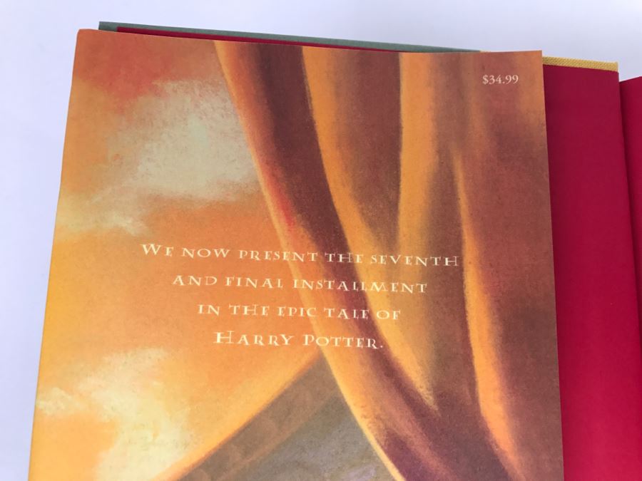 First Edition Hardcover Book 'Harry Potter And The Deathly Hallows' By J. K. Rowling [Photo 4]