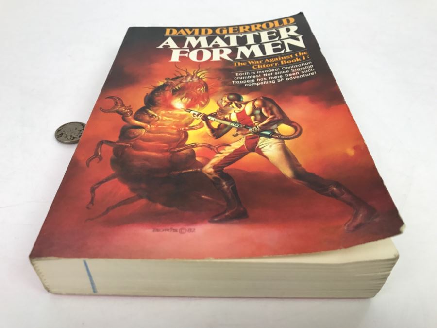 Signed Book 'A Matter For Men' By David Gerrold [Photo 3]