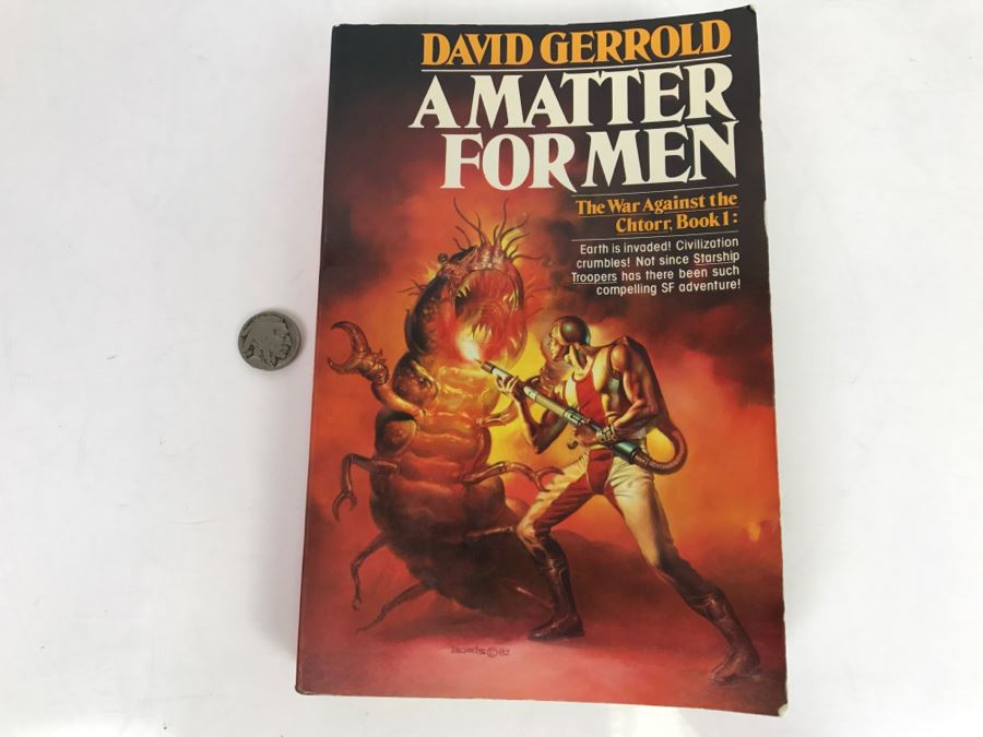 Signed Book 'A Matter For Men' By David Gerrold [Photo 2]