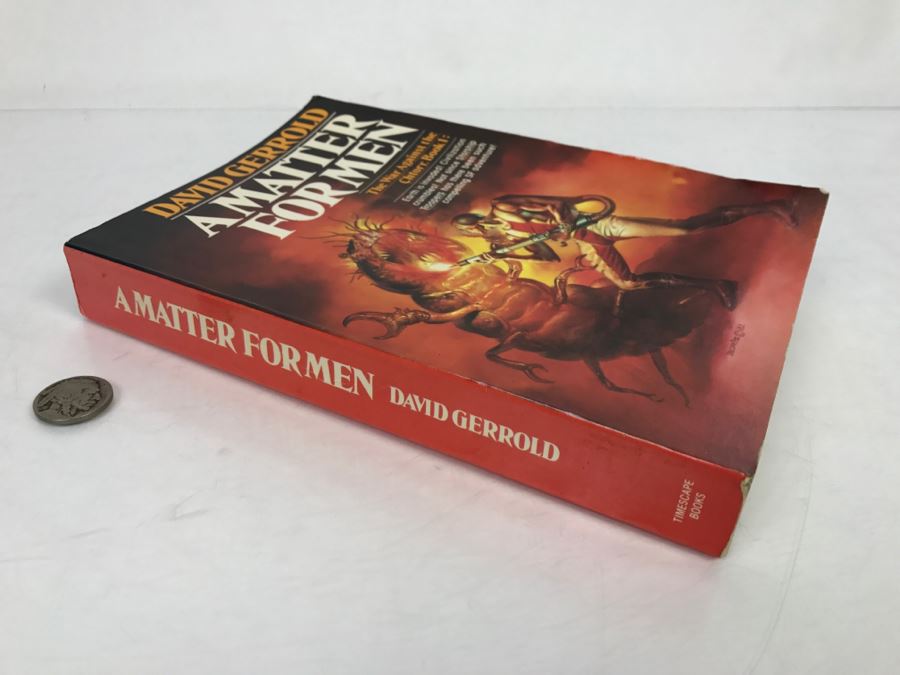 Signed Book 'A Matter For Men' By David Gerrold [Photo 4]