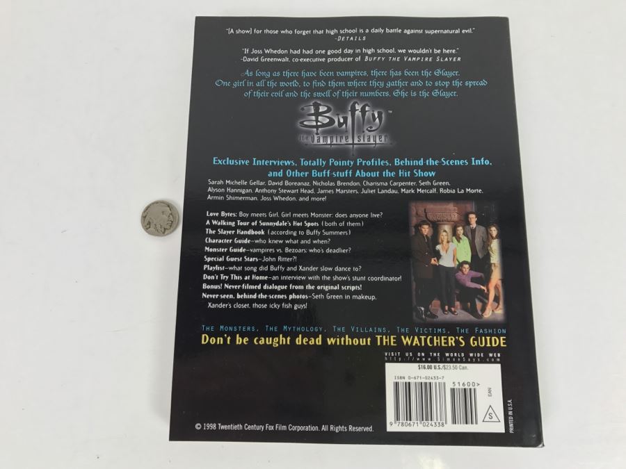 Signed Book 'Buffy The Vampire Slayer The Watcher's Guide By Christopher Golden (Signed) And Nancy Holder (Signed) With Keith R.A. DeCandido (Signed) [Photo 4]