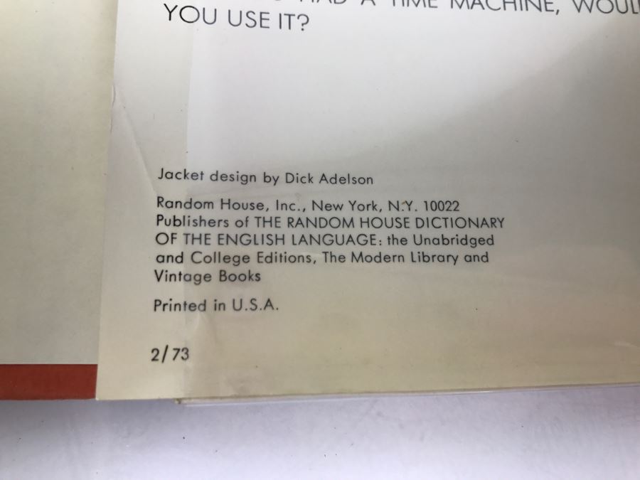Signed First Edition Hardcover Book 'The Man Who Folded Himself: The Last Word In Time Machine Novels' By David Gerrold [Photo 7]