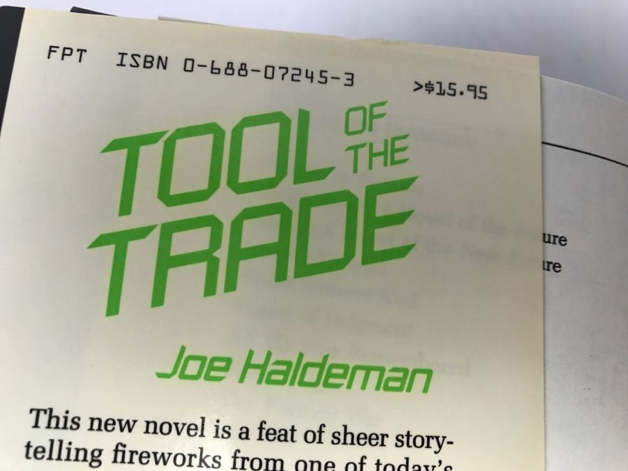 Signed First Edition Hardcover Book 'Tool Of The Trade' By Joe Haldeman [Photo 6]