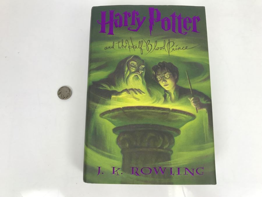 First American Edition Hardcover Book 'Harry Potter And The Half-Blood Prince' By J. K. Rowling