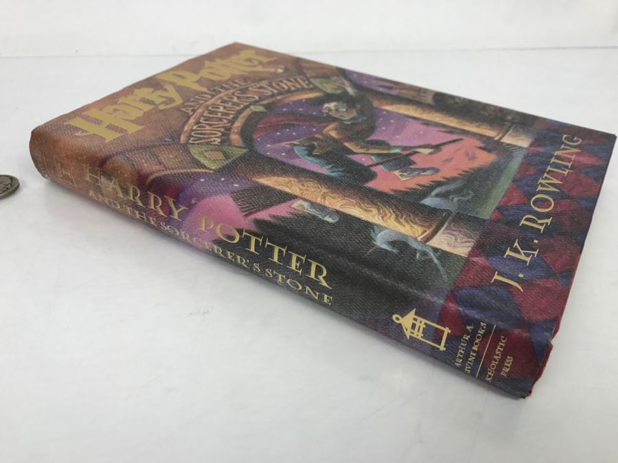 First American Edition Hardcover Books Box Set Harry Potter The First Four Thrilling Adventures At Hogwarts: Harry Potter And The Sorcerer's Stone, And The Chamber Of Secrets, And The Prisoner Of Azkaban, And The Goblet Of Fire [Photo 9]