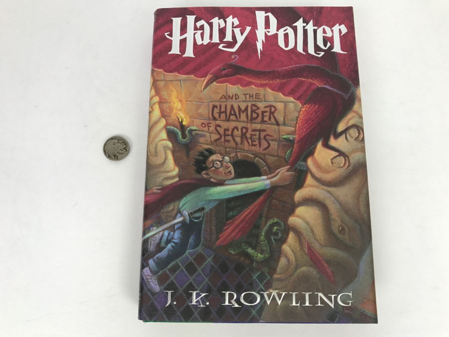 First American Edition Hardcover Books Box Set Harry Potter The First Four Thrilling Adventures At Hogwarts: Harry Potter And The Sorcerer's Stone, And The Chamber Of Secrets, And The Prisoner Of Azkaban, And The Goblet Of Fire [Photo 15]