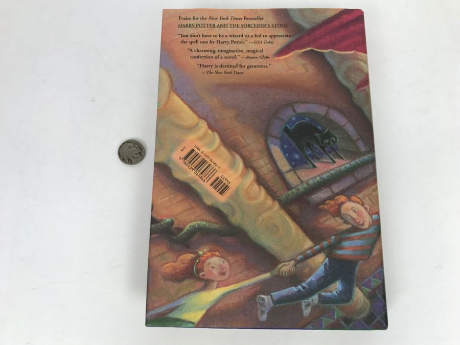 First American Edition Hardcover Books Box Set Harry Potter The First Four Thrilling Adventures At Hogwarts: Harry Potter And The Sorcerer's Stone, And The Chamber Of Secrets, And The Prisoner Of Azkaban, And The Goblet Of Fire [Photo 17]