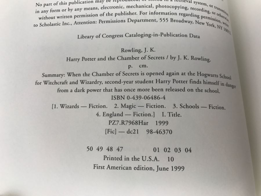 First American Edition Hardcover Books Box Set Harry Potter The First Four Thrilling Adventures At Hogwarts: Harry Potter And The Sorcerer's Stone, And The Chamber Of Secrets, And The Prisoner Of Azkaban, And The Goblet Of Fire [Photo 21]