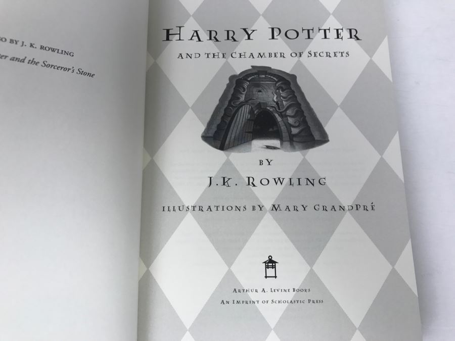 First American Edition Hardcover Books Box Set Harry Potter The First Four Thrilling Adventures At Hogwarts: Harry Potter And The Sorcerer's Stone, And The Chamber Of Secrets, And The Prisoner Of Azkaban, And The Goblet Of Fire [Photo 19]