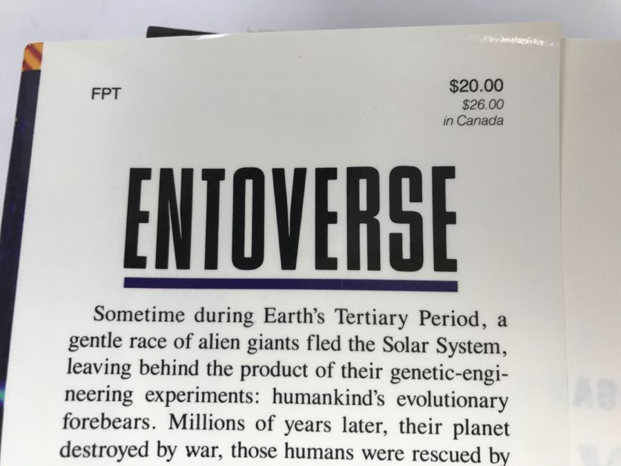 Signed First Edition Hardcover Book 'Entoverse A Giants Novel' By James P. Hogan [Photo 8]